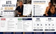 write an ats friendly scrum master and agile resume