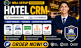 setup hotel CRM gohighlevel cloudbeds guest booking feedback automation campaign