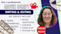 do movie script, screenwriting, feature, short  film, screenplay, bible series