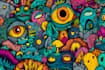 draw doodle art illustration designs on any topic