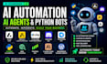 build ai automation ai agents python bots attio apollo clay