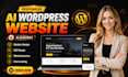 design ai responsive wordpress website online store
