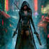 design anime character, cyberpunk character