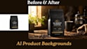 create a professional ai background for your product photo