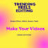 edit capcut template video for tiktok and reels