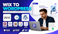 migrate wix to wordpress with seo preservation convert wix to elementor v4 wix