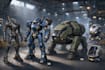 design sci fi mecha and robot concept art