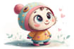 draw cute cartoon character