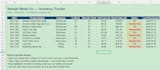 create a custom excel inventory and stock management tracker