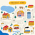 create draw a map illustration for your project
