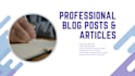 write educational blog posts and articles