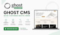 do ghost cms website, setup ghost blog, ghost newsletter, customize ghost theme