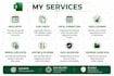 do excel data entry, data collecting, and formatting