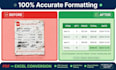 convert PDF to excel accurately with formatting and formulas