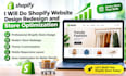 do shopify website design redesign and store optimization
