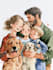 create a watercolor family portrait