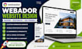 design, redesign, customize webador website or webador landing page