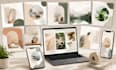 design editable canva social media templates