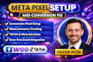 setup facebook tiktok ads tracking pixel ads conversion woocommerce tracking