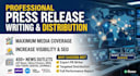 write press release and do pr distribution