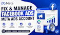 fix mange  facebook ads meta ads account