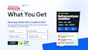 build a new app from scratch with lovable bolt or replit