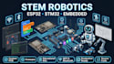 develop education stem toys, robots, electronics, and firmware with esp32 stm32
