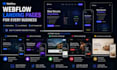design webflow landing page , figma to webflow , responsive webflow website