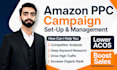 manage and optimise amazon PPC campaigns amazon fba