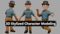 create stylized game ready character in blender with uv textures and rigging