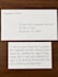 handwrite cards, envelopes with postal request codes