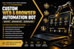 make web bot browser bot automation bot appointment bot scraper