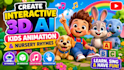 create interactive 3d ai kids animation and nursery rhymes