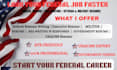 write you a professional federal resume