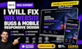 fix wix website bugs mobile responsive design and wix studio layout