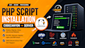 install and setup codecanyon PHP script on your server