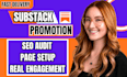 do substack promotion substack newsletter, substack subscribers, substack setup