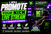 promote your kick live stream to a targeted audience