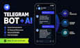 develop a custom telegram bot with ai chatbot integration