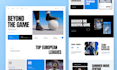 do landing page website design in figma