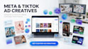 design meta and tiktok ad creatives in canva