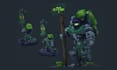 create custom 3d minecraft mobs blockbench 3d model, bosses, textures, animation