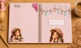 design a printable cute planner notebook, journal and to do list PDF