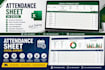 create a professional employee attendance sheet in excel