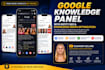 create a google knowledge panel with entity seo and knowledge graph optimization