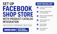 facebook shop meta commerce product catalog ecommerce setup store setup