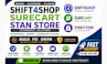 design fix bugs and customize shift4shop, surecart stan store ecommerce store