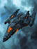 sci fi art, spaceship and illustration
