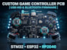 design custom game controller pcb with usb hid and bluetooth firmware