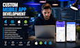 do flutter react native ios android app development custom mobile app developer